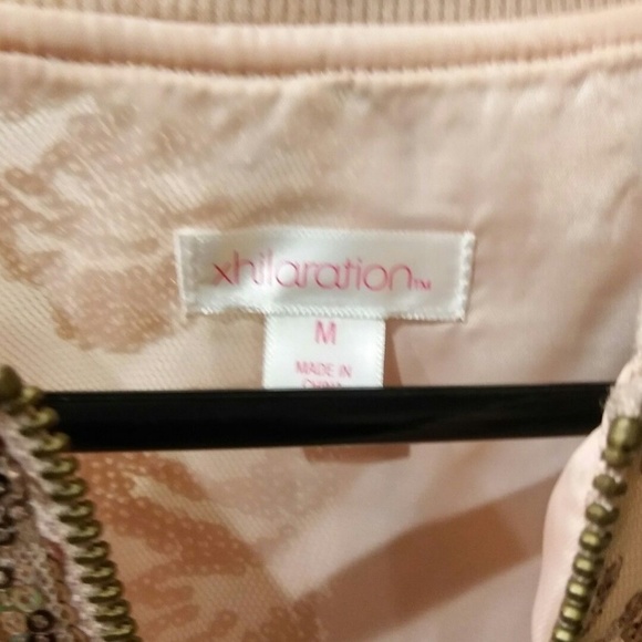 Junior Rose/Gold Sequin Pant Suit size Med - Picture 4 of 7